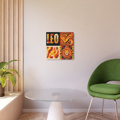Leo Metal Art Sign, Zodiac Decor, Astrological Home Decor, Lion Art, Unique Gift for Leo, Personalized Wall Art