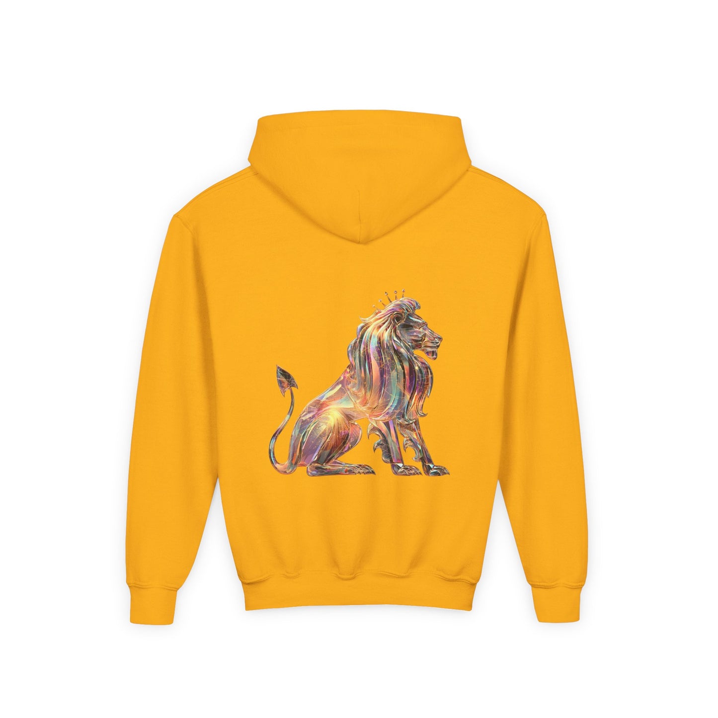 Fire Element Leo Youth Hoodie | ♌ Brave Heart | Psychedelic Zodiac Sweatshirt