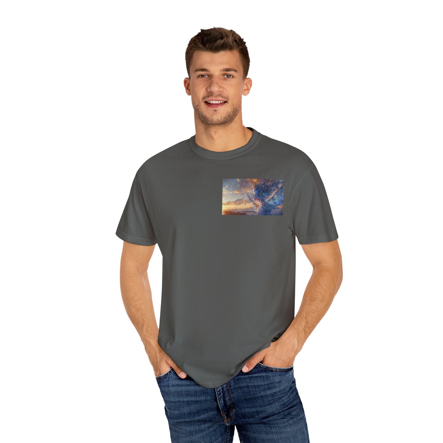 Artistic Unisex T-shirt with Ethereal Design, Casual Tee, Graphic Shirt, Gifts for Art Lovers, Fantasy Apparel, Everyday Wear