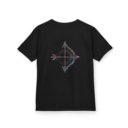 Fire Element Sagittarius Kids Tee | ♐ Wild & Free | Psychedelic Youth Shirt