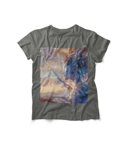 Artistic Unisex T-shirt with Ethereal Design, Casual Tee, Graphic Shirt, Gifts for Art Lovers, Fantasy Apparel, Everyday Wear