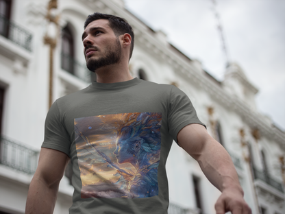 Artistic Unisex T-shirt with Ethereal Design, Casual Tee, Graphic Shirt, Gifts for Art Lovers, Fantasy Apparel, Everyday Wear