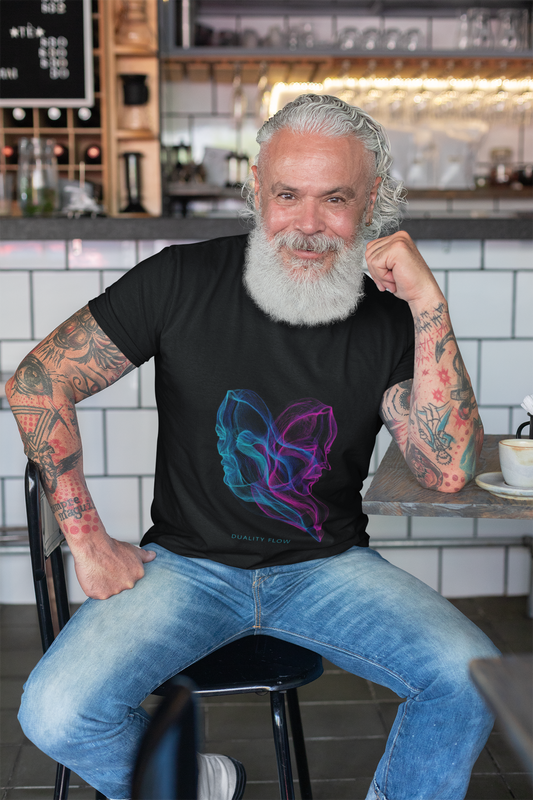 Neon Ghost Unisex Heavy Cotton Tee, Graphic Tee, Unique T-Shirt, Casual Wear, Art Lover Gift, Birthday Present, Festival Outfit