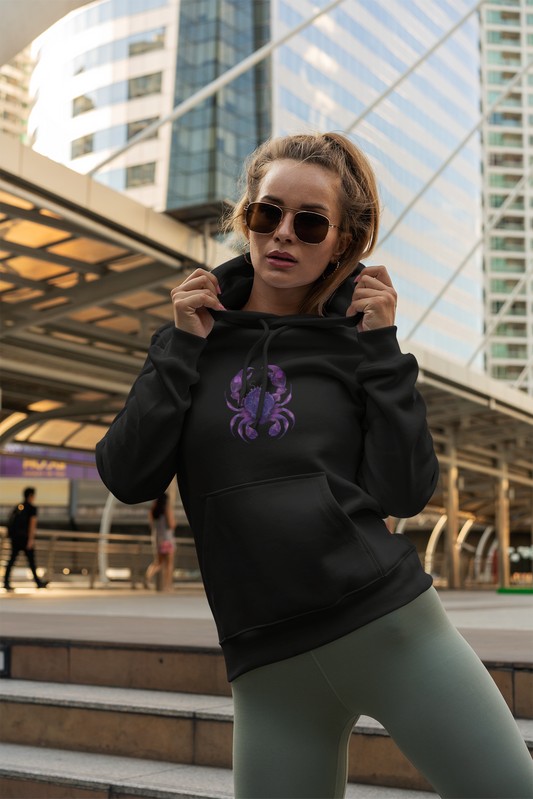 Water Element Cancer Hoodie | ♋ Mystical Crab | Psychedelic Unisex Sweatshirt