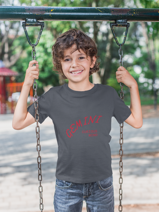 Gemini Kids Tee - Curious mind, Astrology Shirt, Zodiac Tee, Birthday Gift, Trendy Kids Apparel