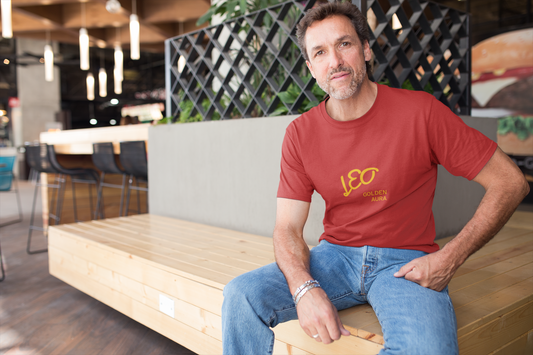 Fire Element Leo Unisex Tee | ♌ Brave Heart | Psychedelic Zodiac Shirt