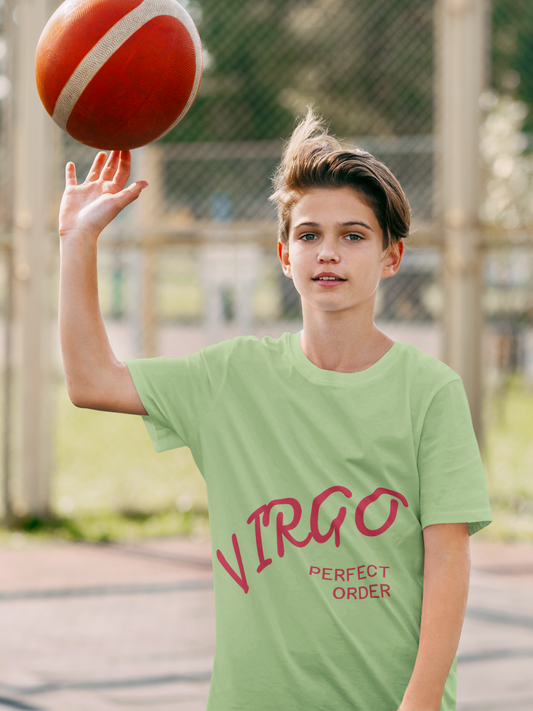 Earth Element Virgo Kids Tee | ♍ Perfect Order | Psychedelic Youth Shirt