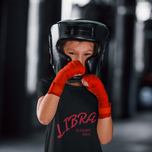 Air Element Libra Kids Tee | ♎ Harmony Scales | Psychedelic Youth Shirt