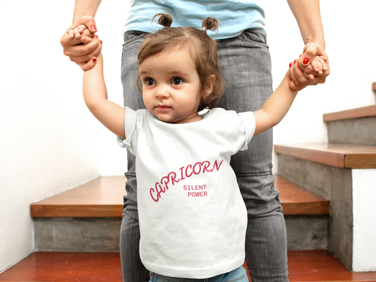 Earth Element Capricorn Kids Tee | ♑ Mountain Ram | Psychedelic Youth Shirt