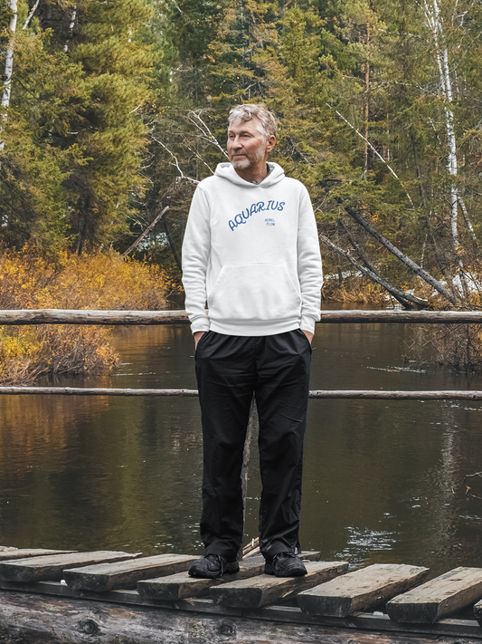 Air Element Aquarius Crewneck Sweatshirt | ♒ Rebel Flow | Psychedelic Zodiac Apparel