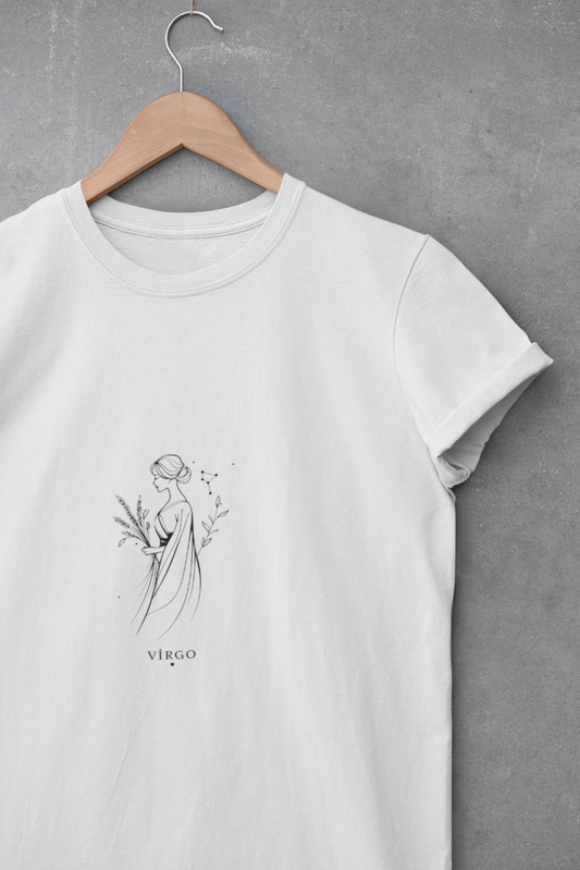 Organic Floral T-Shirt, Eco-Friendly Tee, Nature Lover's Apparel, Casual Wear, Gift for Plant Lovers