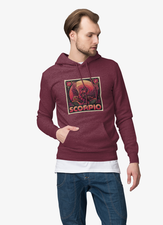 Scorpio Astrology Hoodie, Unisex Hooded Sweatshirt, Astrology Gift, Zodiac Sweatshirt, Cool Fashion, Horoscope Apparel