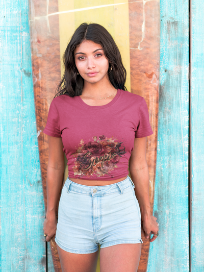 Floral Graphic Tee, Women's Favorite Floral T-Shirt, Cute Spring Top, Stylish Gift for Her, Casual Everyday Wear, Flower Design Tee