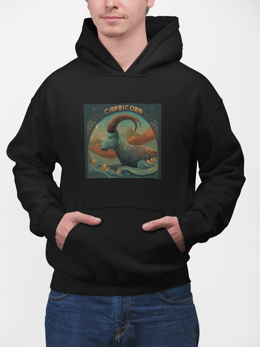 Capricorn Zodiac Heavy Blend Hooded Sweatshirt, Astrology Sweatshirt, Astrology Gift, Horoscope Apparel, Unisex Hoodie