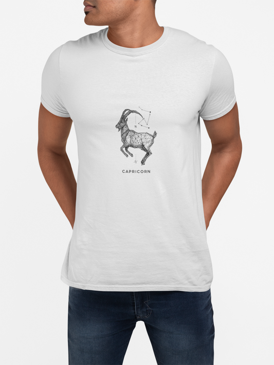 Whimsical Goat Organic T-Shirt, Eco-Friendly Tee, Nature Lover Gift, Casual Wear, Perfect for Earth Day, Animal Enthusiast Apparel
