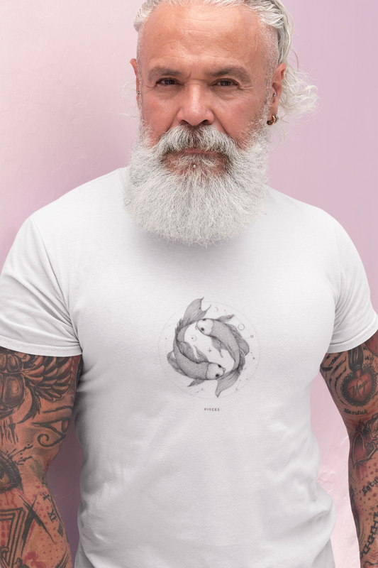 Eco-Friendly Graphic T-Shirt with Fish Design, Organic Cotton Tee, Casual Wear, Nature Lover Gift, Sustainable Fashion