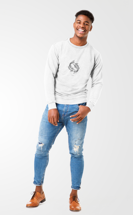 Dolphin Dreams Unisex Crewneck Sweatshirt - Cozy Gift, Casual Wear, Ocean Lover's Apparel, Beach Vibes, Relaxed Style