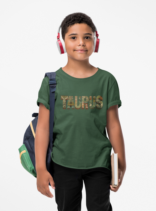 Kids Taurus Tee, Zodiac Sign T-Shirt, Astrology Gift for Kids, Birthday Outfit, Unique Children's Clothing