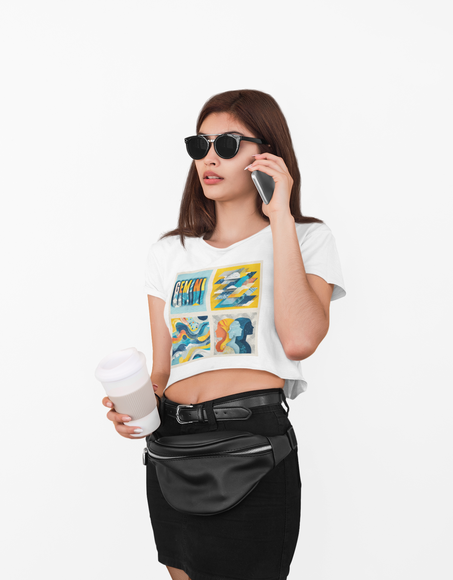 Gemini Festival Crop Top, Astrology Shirt, Women's Summer Top, Boho Crop Shirt, Birthday Gift, Festival Wear, Zodiac Apparel