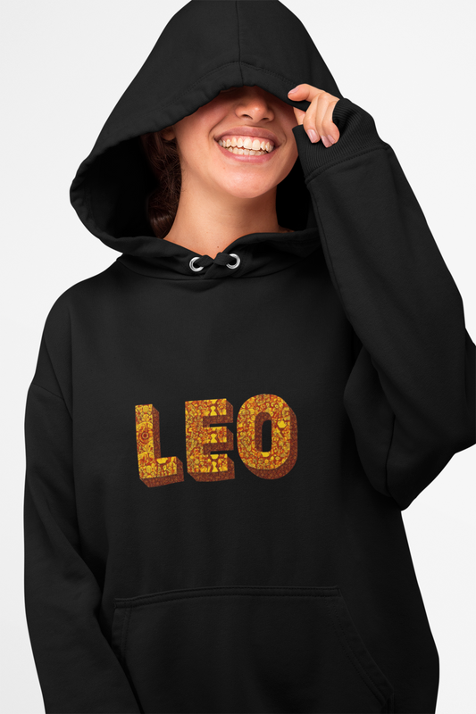 Leo Zodiac Hoodie, Unisex Astrological Sweatshirt, Astrology Gift for Leos, Birthday Celebration, Astrology Apparel, Zodiac Sign Sweatshirt