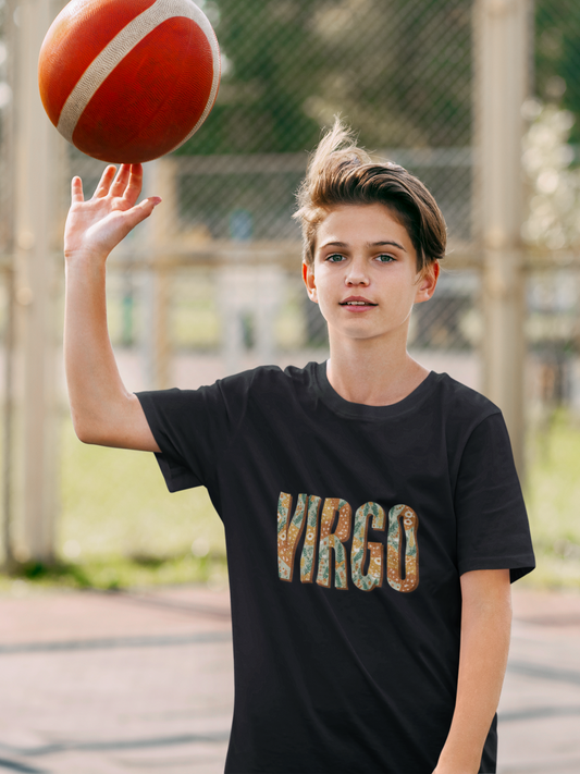 Virgo Kids Tee, Zodiac Sign Apparel, Astrology T-Shirt, Birthday Gift for Kids, Cute Graphic Tee