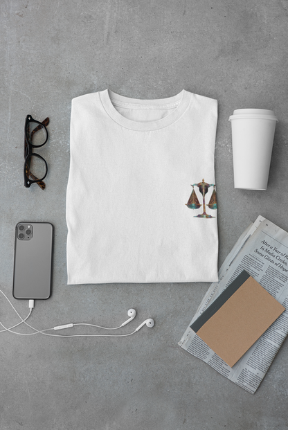 Libra Unisex Oversized Boxy Tee | Astrology Shirt, Zodiac Tee, Astrology Gift, Horoscope Apparel, Libra Season Outfit