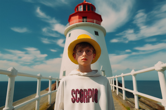 Scorpio Zodiac Hooded Sweatshirt for Teens | Astrology Gift, Horoscope Apparel, Birthday Present, Zodiac Lover, Cozy Outfit