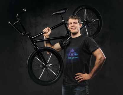 Mystical Eye Graphic T-shirt - See Beyond, Trendy Unisex Apparel for Festivals, Gifts, Casual Wear, Spiritual Events