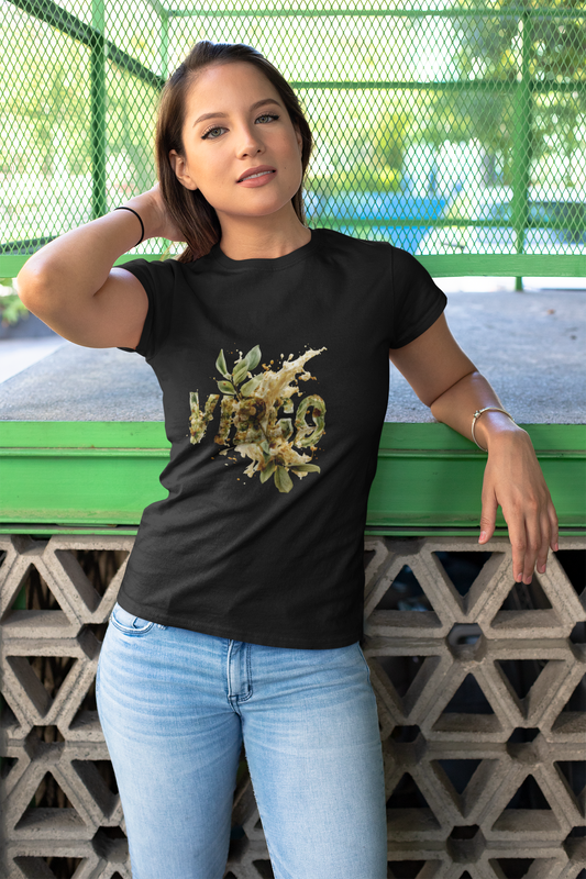 Virgo Floral Unisex Tee | Astrological T-Shirt | Zodiac Sign Gift | Horoscope Apparel | Spiritual Style Shirt | Astrology Lover Top