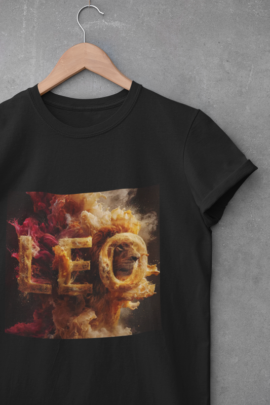 Leo Zodiac Unisex Tee - Astrology Shirt, Horoscope Gift, Birthday Apparel, Zodiac Sign T-Shirt, Astrology Lover Tee
