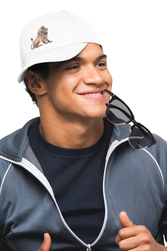 Vibrant Lion Dad Cap, Parents Gift, Casual Style, Summer Accessory, Unisex Hat, Birthday Present, Everyday Wear