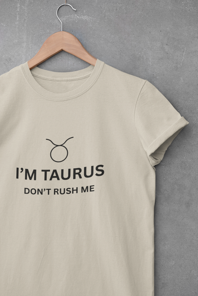 T-Shirt I'M TAURUS Astrology Zodiac Sign Unisex Heavy Cotton Tee