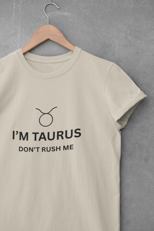 T-Shirt I'M TAURUS Astrology Zodiac Sign Unisex Heavy Cotton Tee