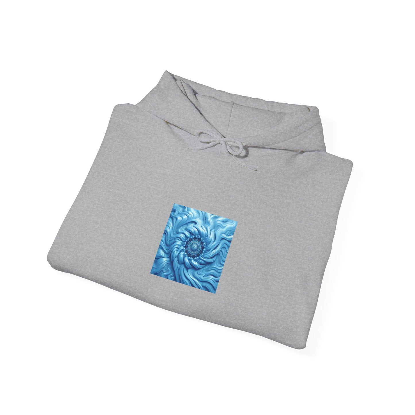 Ocean Swirl Hoodie - Cozy Unisex Sweatshirt for Artsy Souls, Perfect for Gift-Giving, Relaxation, and Casual Wear
