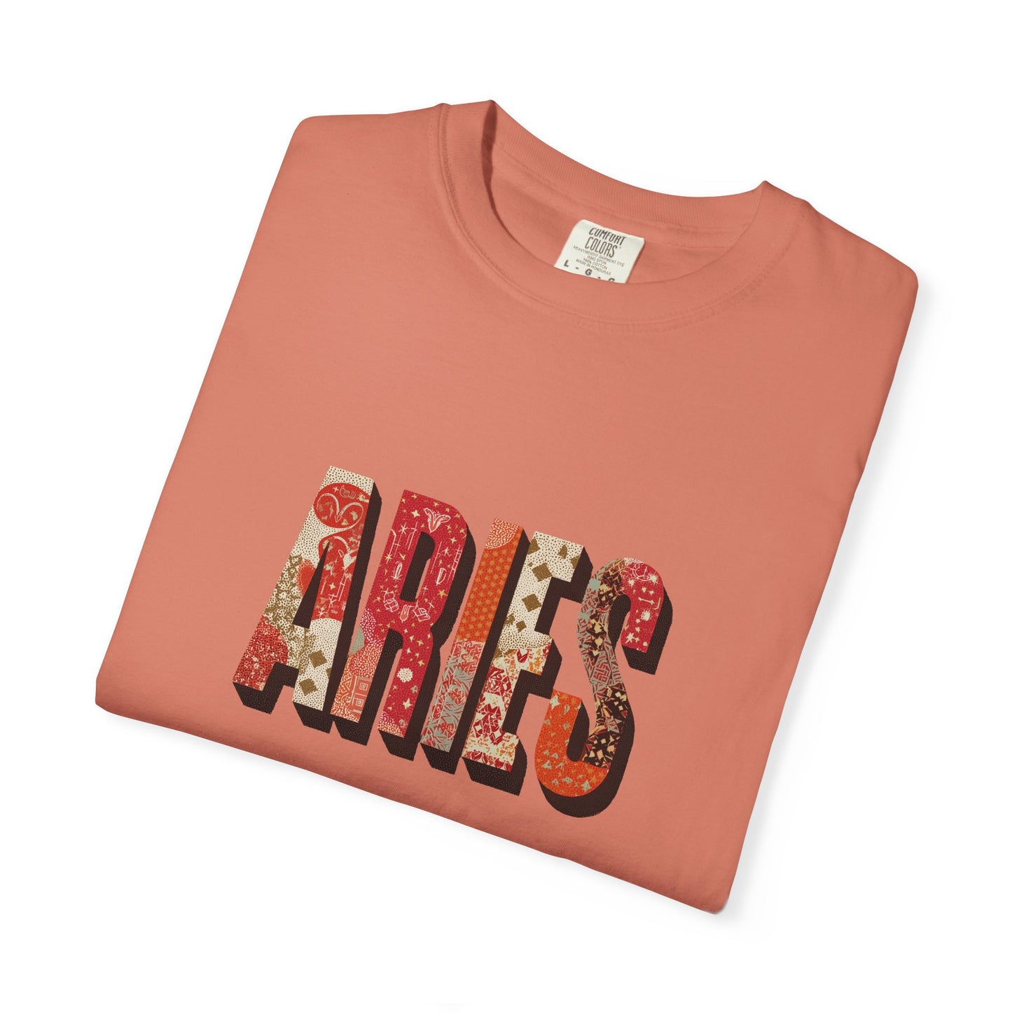 Aries Inspired Unisex Garment-Dyed T-Shirt | Astrology Gift, Zodiac Tee, Birthday Apparel, Horoscope Shirt