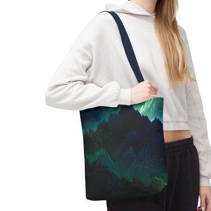 Earth Element Capricorn Tote Bag | ♑ Mystical Mountain | Psychedelic Carryall