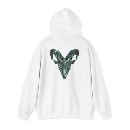 Earth Element Capricorn Hoodie | ♑ Mountain Ram | Psychedelic Zodiac Sweatshirt