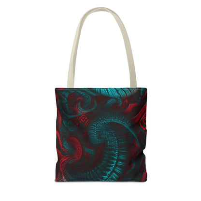 Fire Element Aries Tote Bag | ♈ Mystical Swirl | Psychedelic Carryall