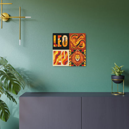Leo Metal Art Sign, Zodiac Decor, Astrological Home Decor, Lion Art, Unique Gift for Leo, Personalized Wall Art