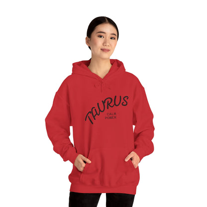 Taurus Hoodie - Calm Power Unisex Sweatshirt, Astrology Gift, Horoscope Apparel, Zodiac Sign Clothing, Taurus Birthday Present