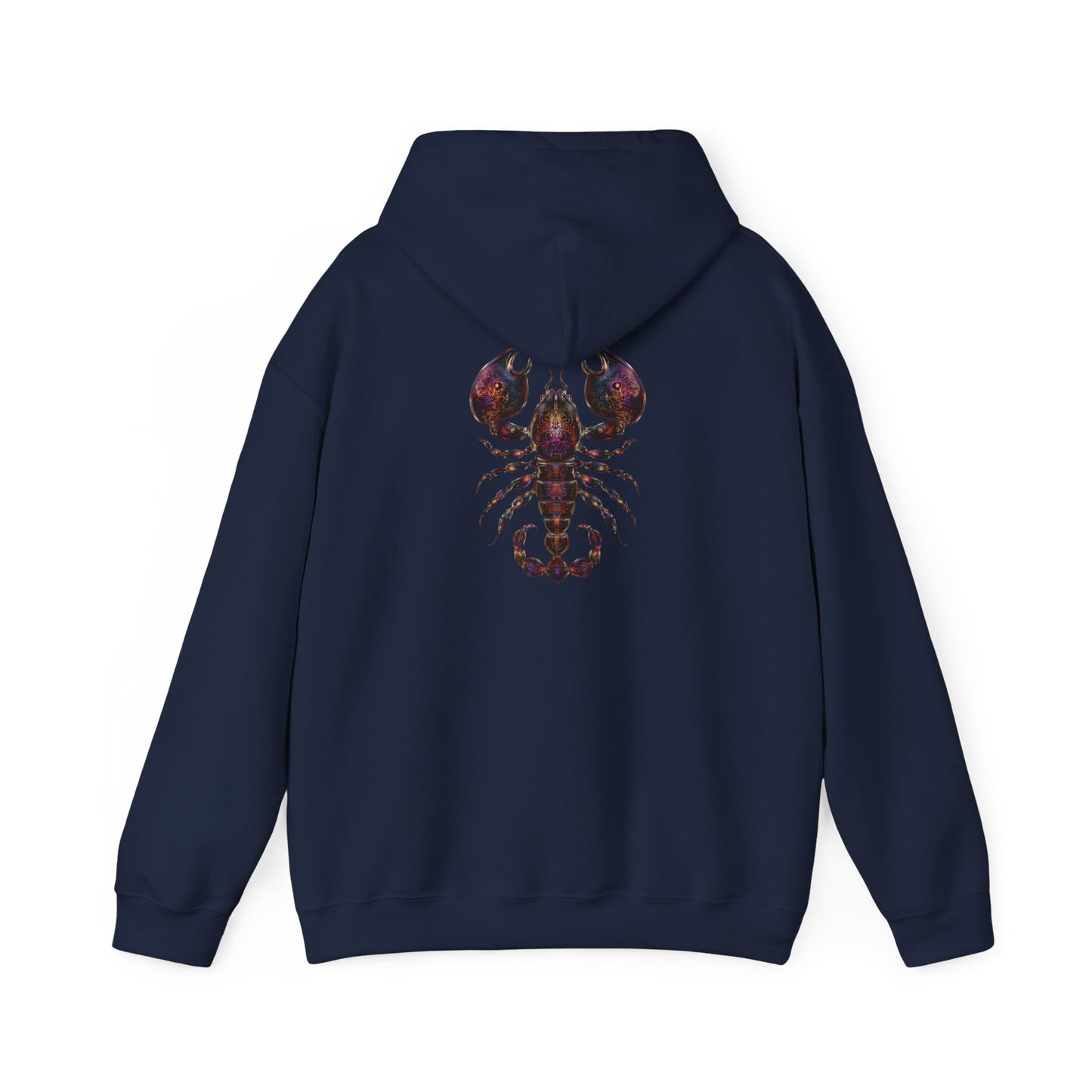 Water Element Scorpio Hooded Sweatshirt | ♏ Mystical Scorpion | Psychedelic Zodiac Hoodie