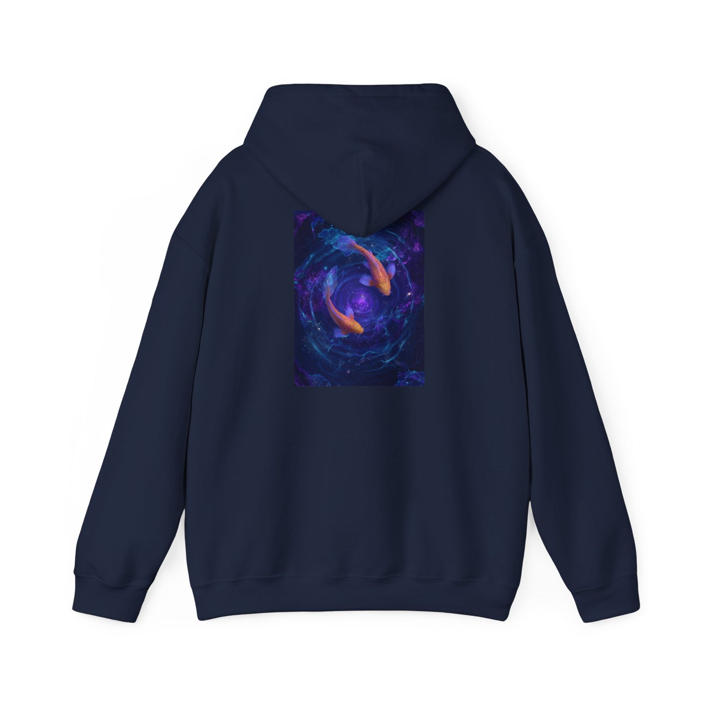 Pisces Water Element Galaxy Koi Hoodie - Zodiac Dreamer Pullover, Astrology Gift, Celestial Fish Design