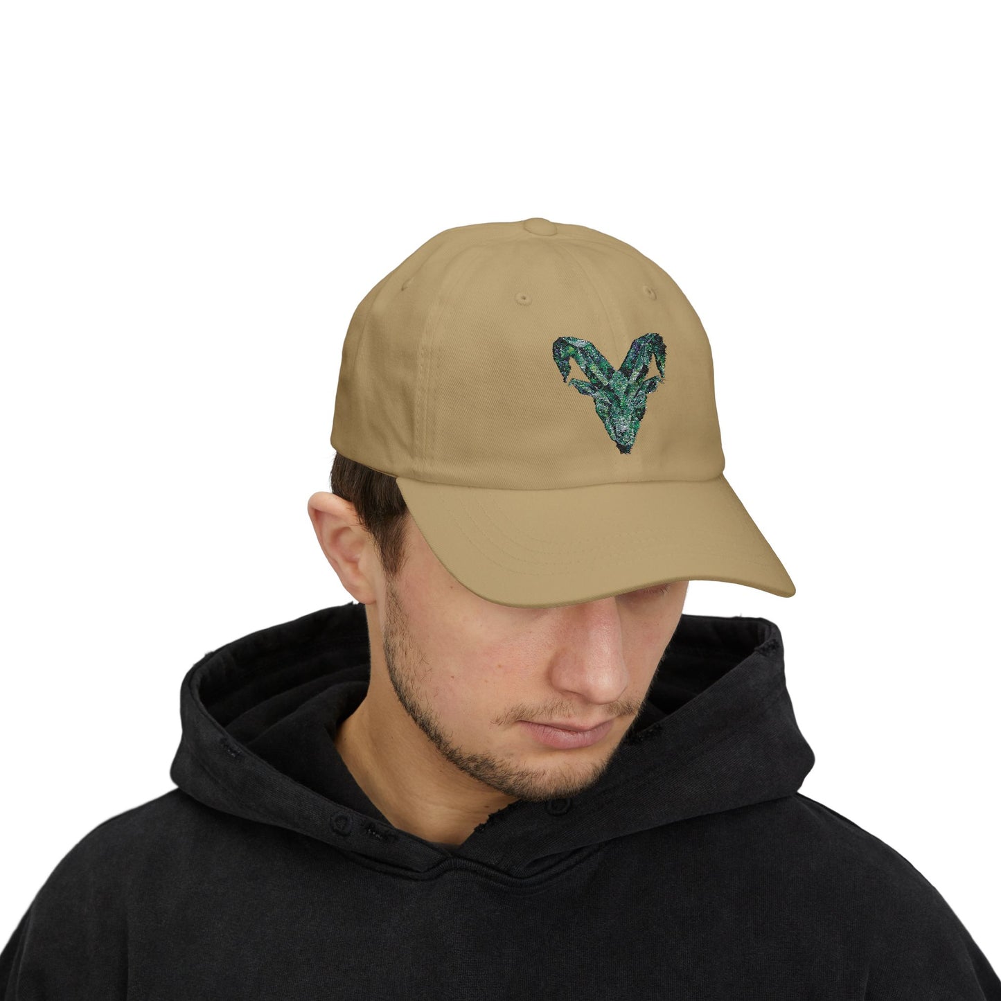 Stylish Classic Dad Cap with Unique Horned Design, Perfect Gift for Dads, Outdoor Adventures, Casual Wear, Gifts for Him