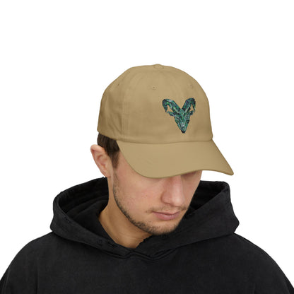 Stylish Classic Dad Cap with Unique Horned Design, Perfect Gift for Dads, Outdoor Adventures, Casual Wear, Gifts for Him