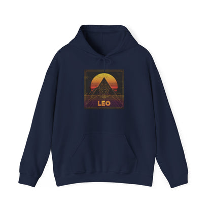 Leo Pyramid Hoodie - Unisex Zodiac Sweatshirt