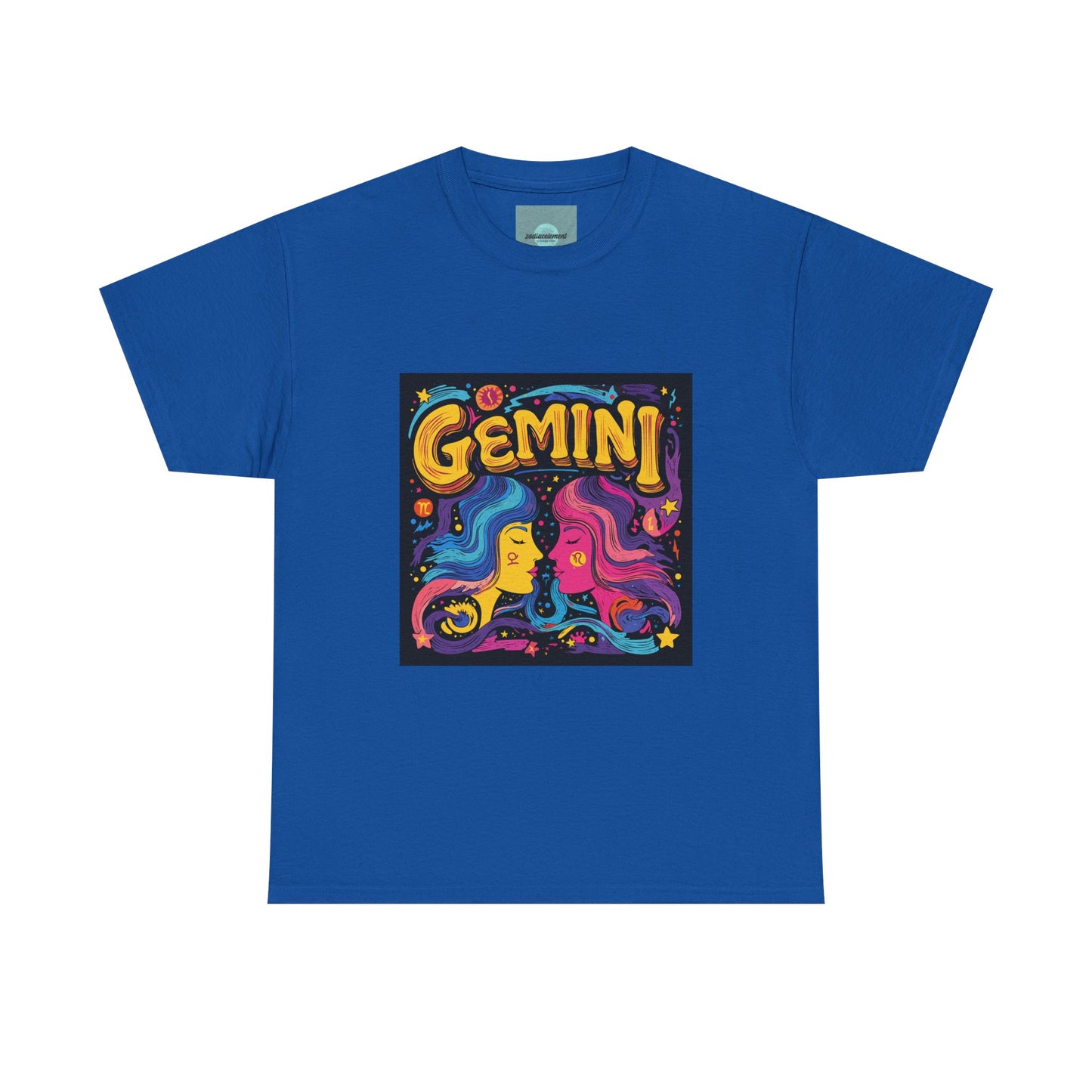 Gemini Unisex Heavy Cotton Tee - Celebrate Your Zodiac Sign, Astrology Shirt, Horoscope Gift, Stylish Graphic Tee, Birthday Gift
