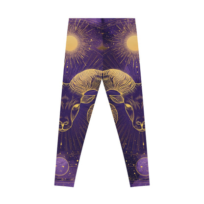 Aries Zodiac Leggings