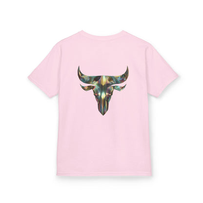 Taurus Kids Tee - Calm Power Graphic, Astrology Shirt, Zodiac Sign Gift, Birthday Apparel, Trendy Kids Wear