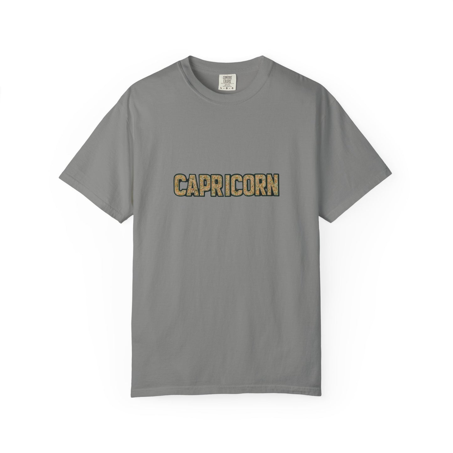 Capricorn Garment-Dyed T-Shirt, Zodiac Sign Tee, Astrology Gift, Unisex Shirt, Birthday Gift, Casual Wear