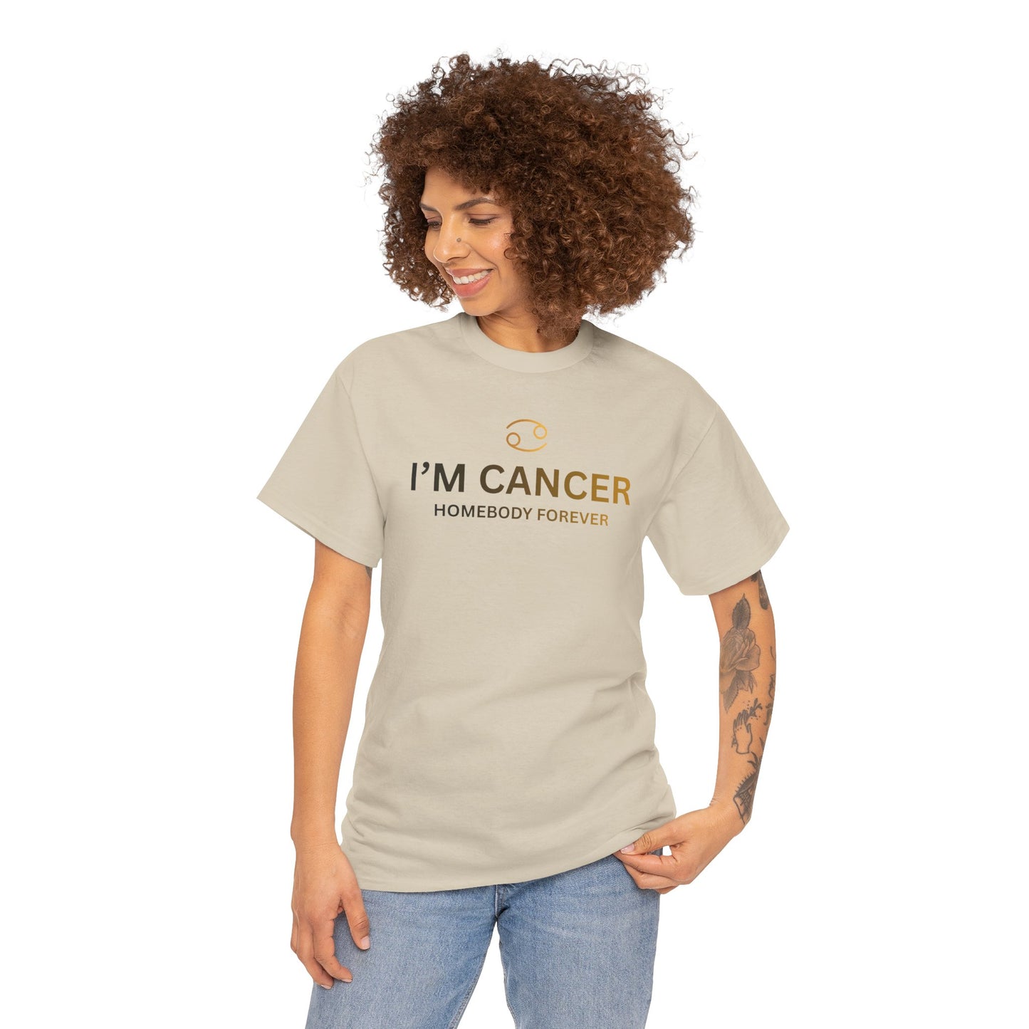 Cancer Zodiac Homebody Forever Tee | Astrology Moon Graphic T-Shirt
